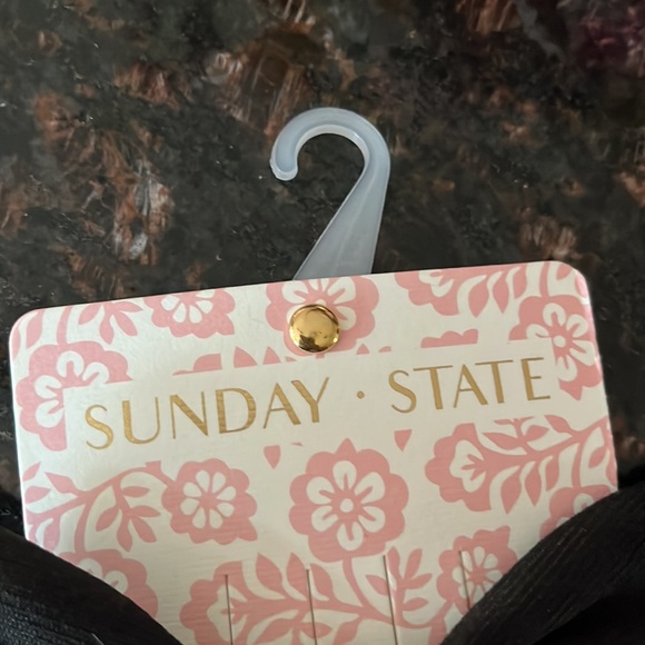 Sunday State Hair Clip With Black Polyester Bow Dripping Rhinestone Detail - Picture 9 of 11